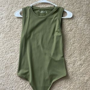 Abercombie and fitch tank top in green,